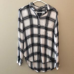 Black and white flannel